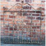 A vintage cast iron gate,