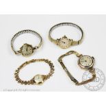 A collection of ladies wristwatches,