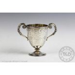 A Victorian silver presentation cup, Thomas Smily, London 1869,