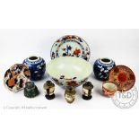 A selection of Chinese and Japanese porcelain,