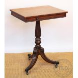 A Regency mahogany occasional table in the manner of Gillows of Lancaster,