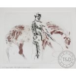 Dame Elisabeth Frink (1930-1993), Limited edition print, Man and Horse III, Signed in pencil,