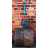 A vintage cast iron garden lawn roller 'The Ironclad',