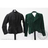 A selection of waistcoats and jackets, to include; three mens black evening waistcoats,