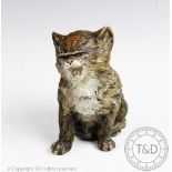 An early 20th century novelty model of a kitten, RDNO187523, impressed '55',
