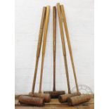 A Jaques croquet mallet,