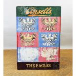 The Eagles Hotel double sided public house sign, design different to each side,