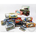 A collection of die-cast model Jaguars, various makers,
