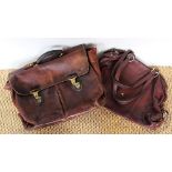 A leather The Bridge briefcase and a leather The Bridge ladies handbag (2)