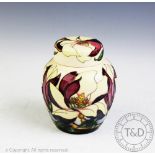 A Moorcroft Hodnet pattern ginger jar and cover, designed by Rachel Bishop, 15cm high,