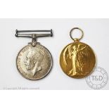 A World War I medal pair to 127263 Cpl W H Buckingham Royal Engineers,