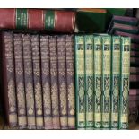 CHEMISTRY THEORETICAL PRACTICAL AND ANALYTICAL, nine vols, engraved plates, pictorial brown cloths,