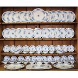 An extensive Coalport Revelry pattern dinner service comprising; twelve dinner plates,