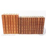 BRONTE, THE WORKS OF CHARLOTTE, EMILY AND ANNE BRONTE, twelve vols, frontis plate to each,