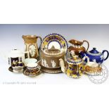 A selection British and Continental ceramics, early 19th century and later,