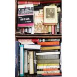 A collection of books of Russian / Soviet interest,