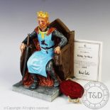 A Royal Doulton limited edition figure of King Arthur, HN4541, No 84/950, 22.
