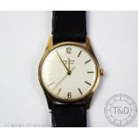 A 9ct Record de Luxe wristwatch,