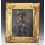 English School (19th century), Pair of oils on canvas,