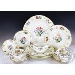 An extensive Wedgwood Harewood pattern dinner service, comprising; twelve dinner plates,