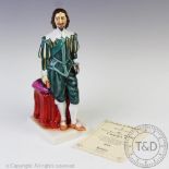 A Royal Doulton limited edition figure King Charles I, from the Stuarts series, HN3824, No 45/1500,