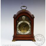 A 20th century walnut cased Elliot mantel clock, retailed by Robinson's Shrewsbury,