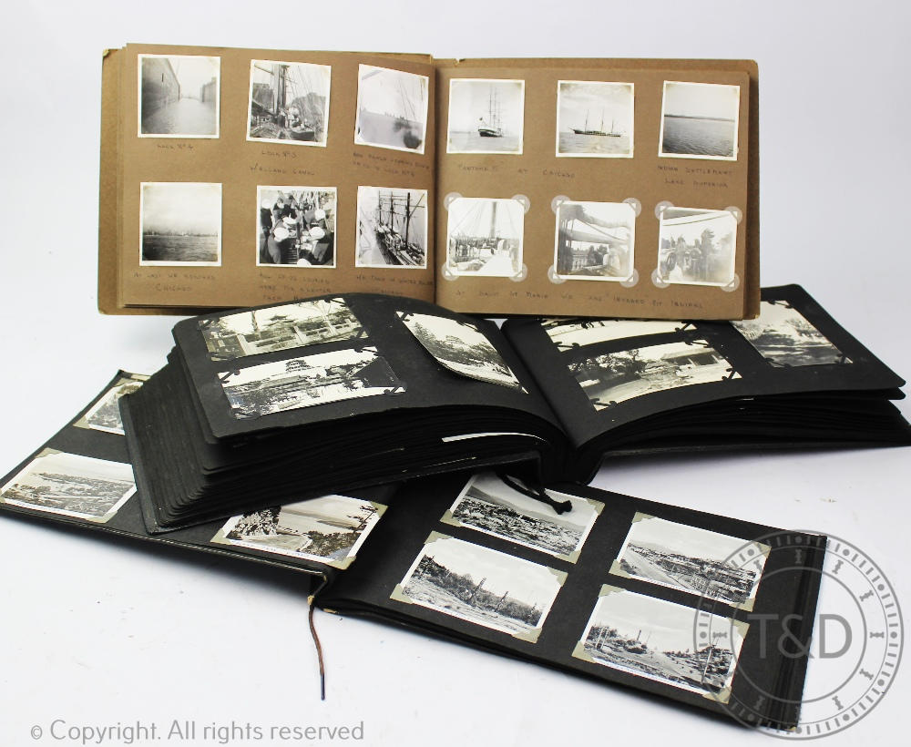 Three albums of photographs, prints and postcards from the inter war years, - Image 2 of 2