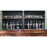 A large selection of wine and port bottles (43) Provenance: Clynog Farmhouse,