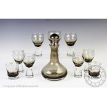 A set of six Caithness glass wine glassess, 13.