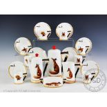 A Royal Doulton 'Reynard the Fox' coffee service, HN4927, comprising coffee pot and cover,