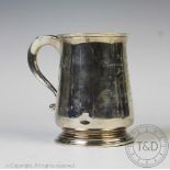 A George VI silver mug, William Bruford & Son, London 1945,