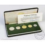 A Franklin Mint National Coinage of Ethiopia proof coin set,