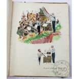 Guy Worsdell (1908-1979), an album of forty one pages of sketches of musicians and audiences,
