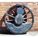 A vintage locomotive drive wheel pattern / mould, numbered '1258071 for 11161',