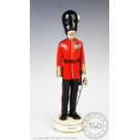 A Michael Sutty limited edition military figure 'Welsh Guards', No 124/250,