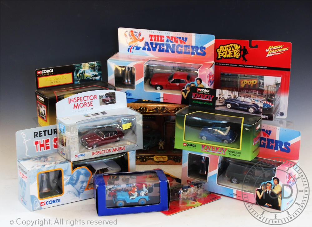 Ten boxed diecast TV and film related vehicles, comprising; The Curse of the Were Rabbit,