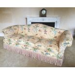 A country house three seater settee,