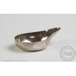 A George II silver pap boat, Joseph Sanders, London 1742,