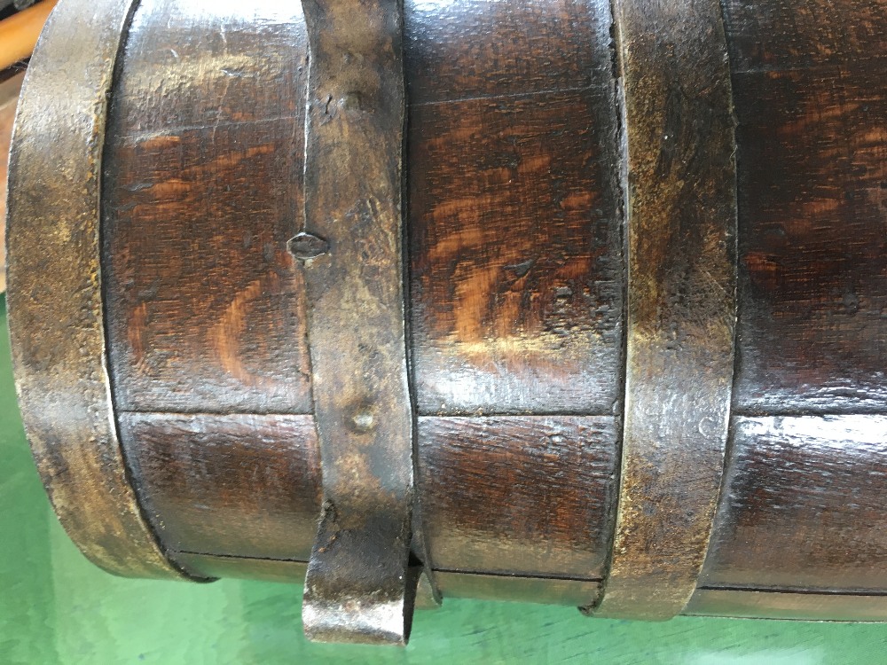 A naval type coopered oak rum barrel, - Image 11 of 11
