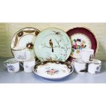 A collection of early 19th century and later porcelain,