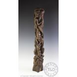 An African tribal tree of life carving,