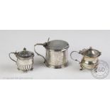 A Victorian silver mustard pot, William Robert Smily, London 1846,