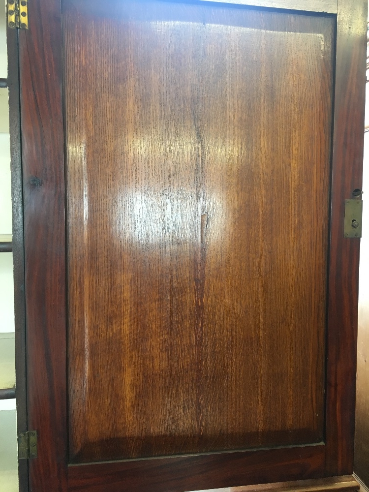 An early 19th century mahogany housekeepers cupboard, - Image 2 of 4