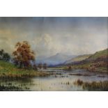 Donald A Paton (Edward Horace Thompson), Pair of watercolours, Highland scenes, Signed,