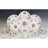 A Hammersley Howard Sprays pattern part dinner service , comprising: eight dinner plates,