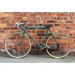 A Claud Butler bicycle, c1964/5, European model with Reynolds 531 tubing frame,