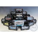 Twenty five boxed diecast model Jaguars, the majority by Mini Champs,