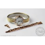 An early 20th century Rolex movement wristwatch,