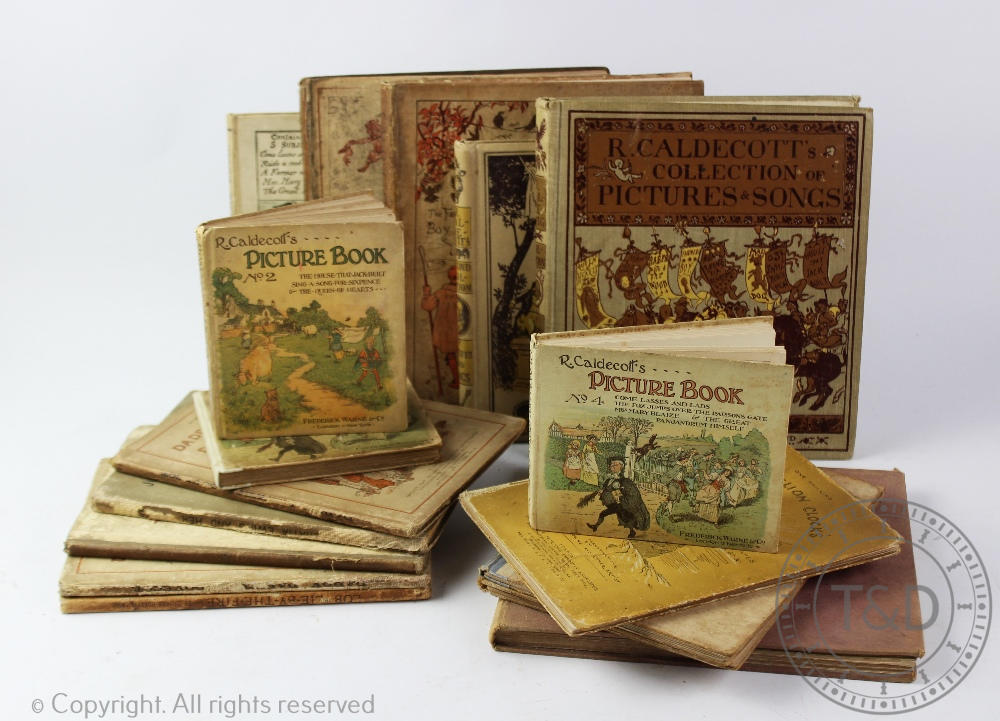 A collection of childrens books illustrated by Randolph Caldecott, comprising,