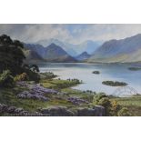 Edward Horace Thompson (1879-1949), Watercolour, Lakeland scene, Signed, 29cm x 44.